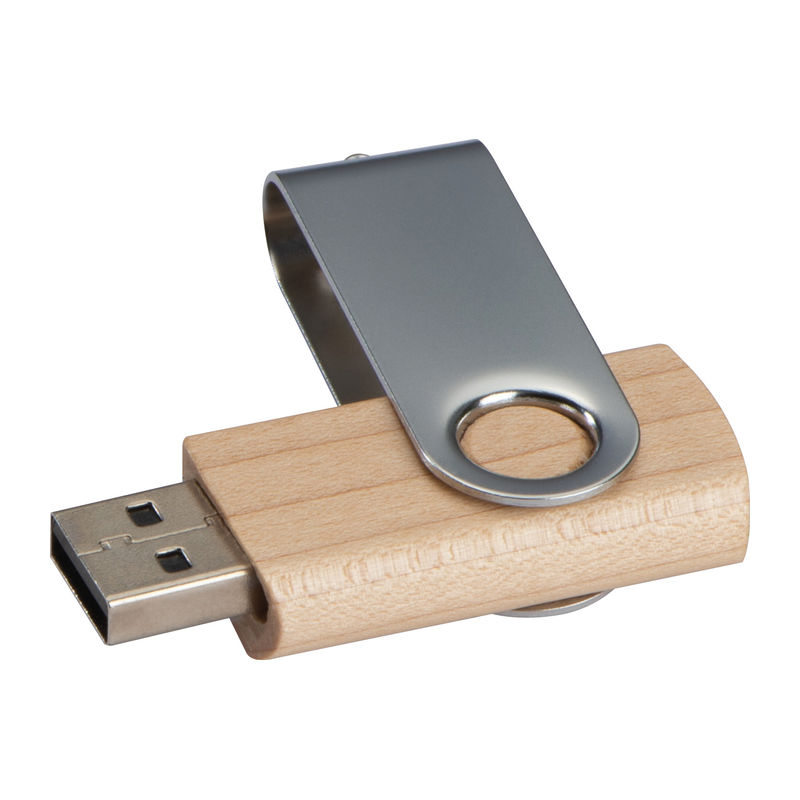 20876<br> USB din lemn, 4GB, de pe stoc