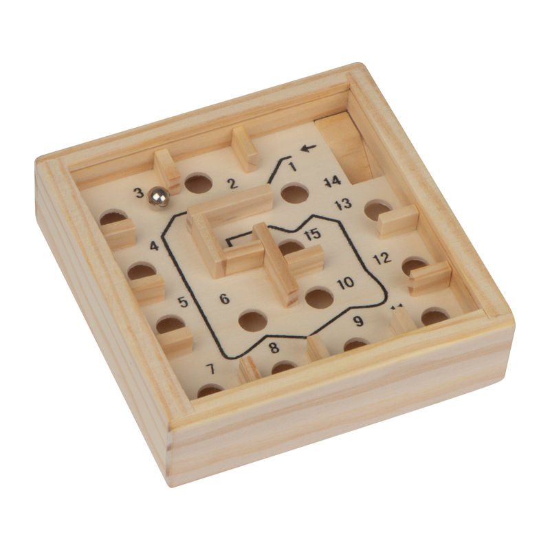 52911<br> Puzzle labirint din lemn