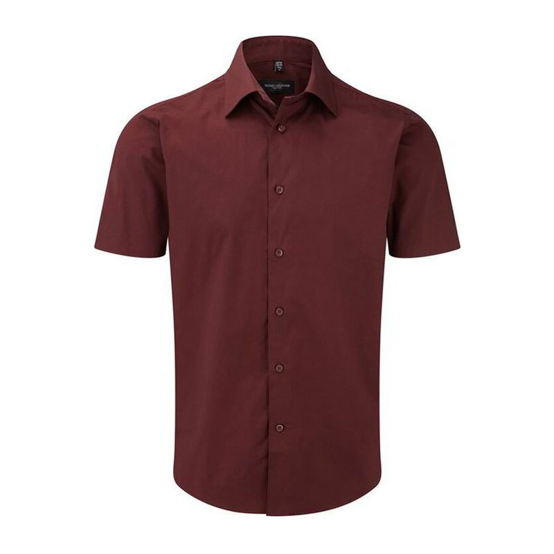 947M<br> MENS SHORT SLEEVE EASY CARE FITTED SHIRT
