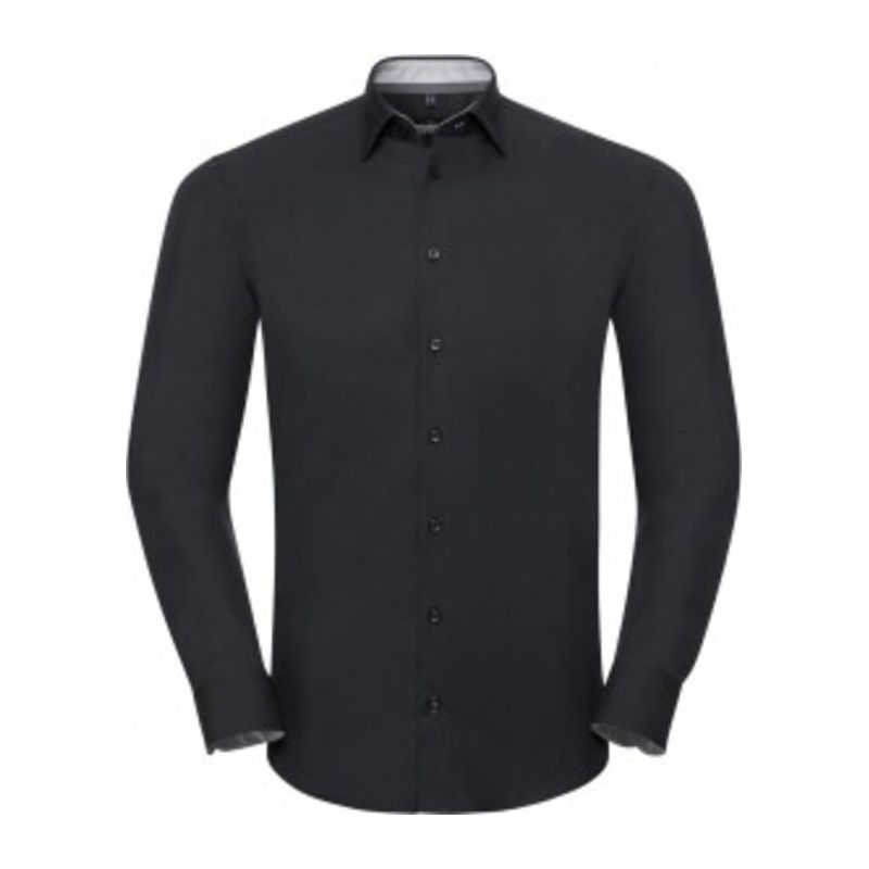 966M<br> MEN'S L/S TAILORED CONTRAST ULTIMATE STRETCH SHIRT